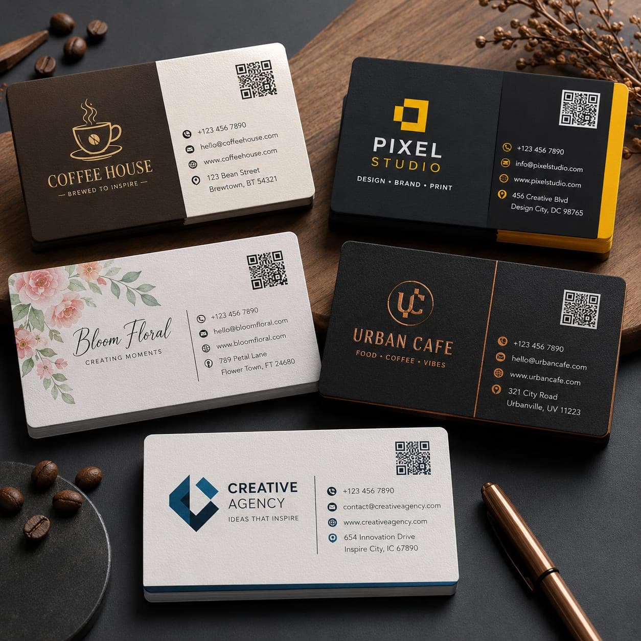 Spot UV Business Cards